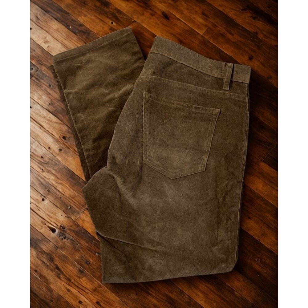 Flint and Tinder 365 Corduroy Pants Mens 34x30 Whiskey Brown Slim Fit Huckberry